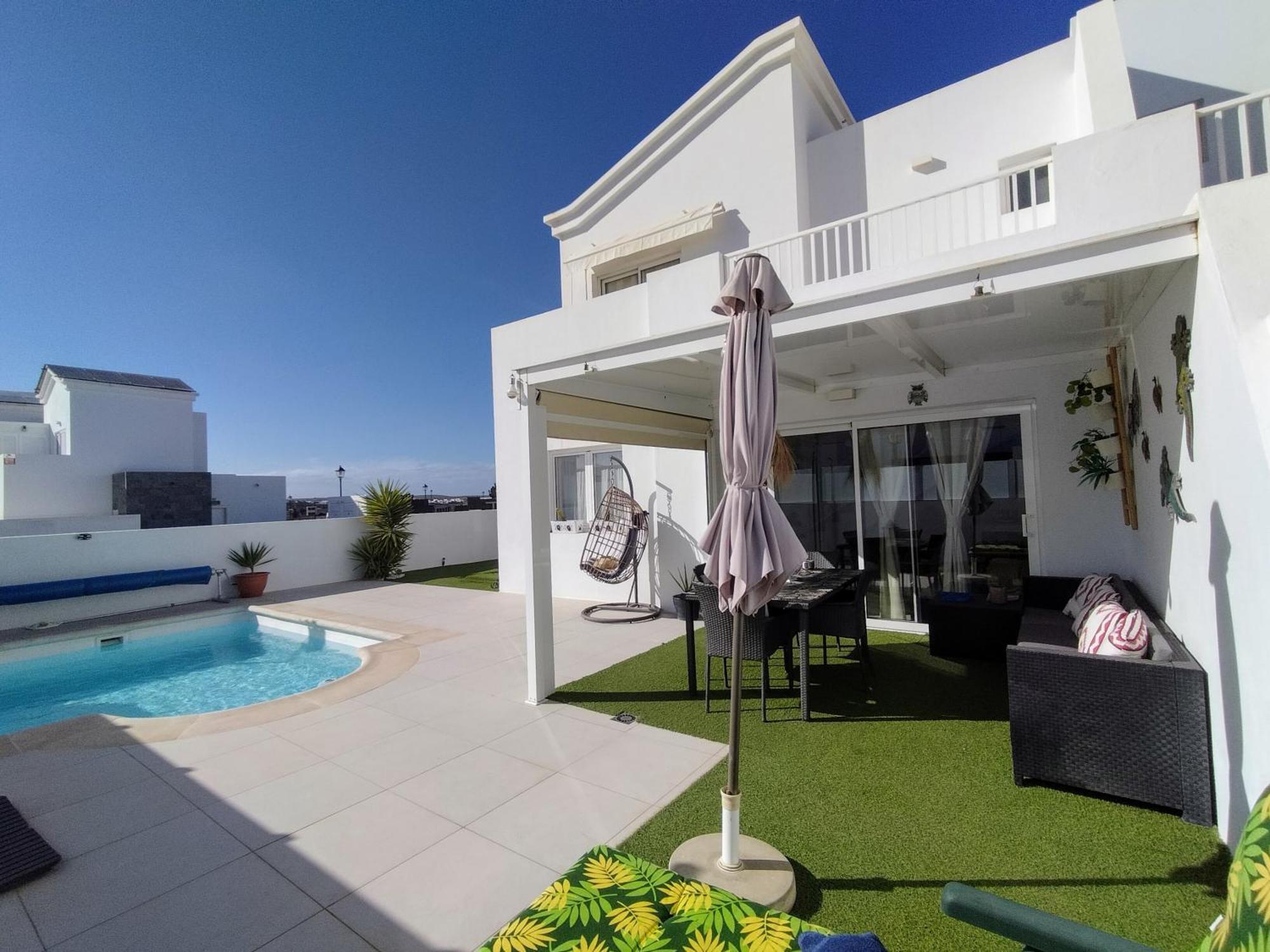 Lovely Villa Agua & Fuego,Heated Pool Playa Blanca  Eksteriør billede