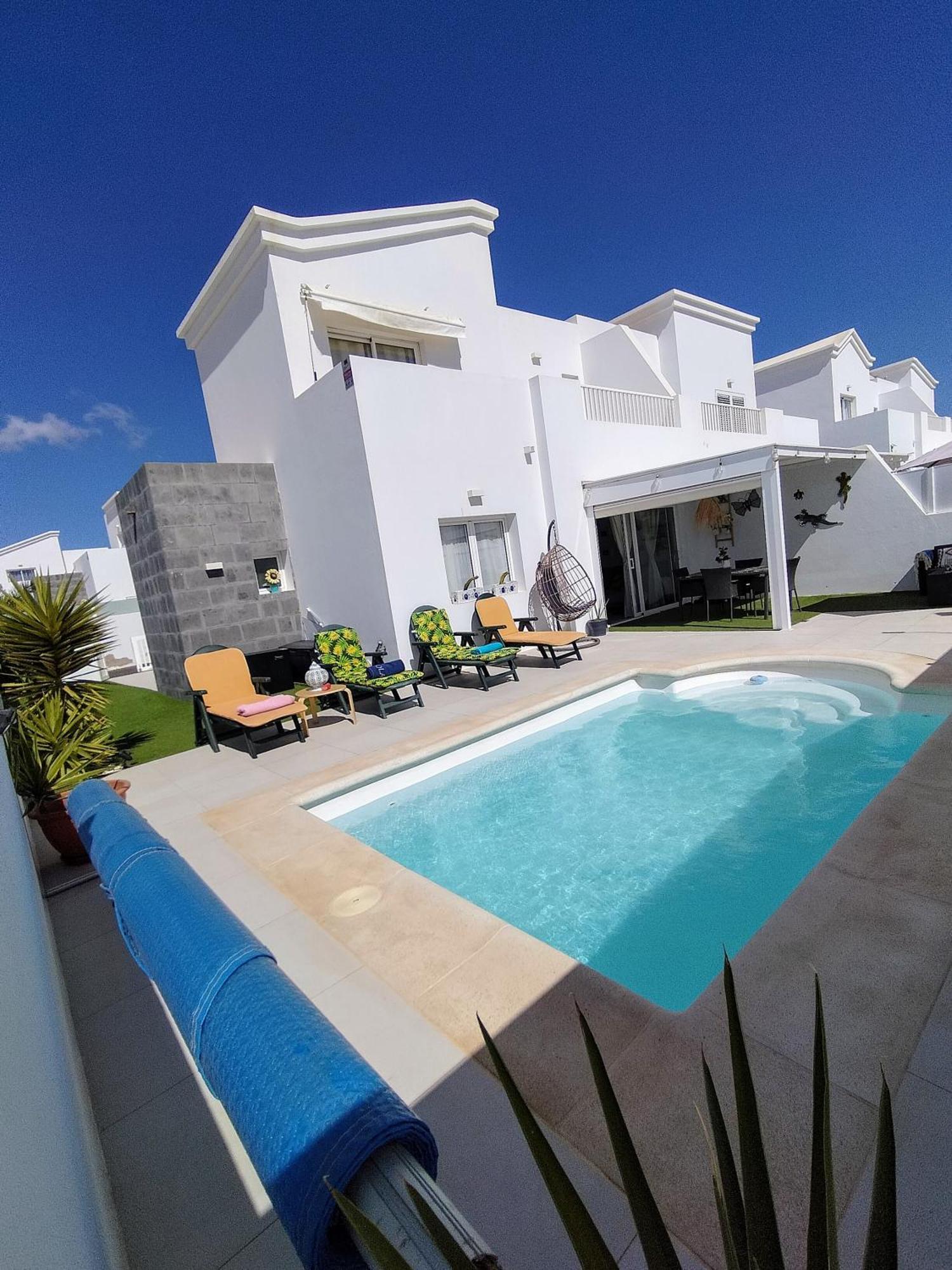 Lovely Villa Agua & Fuego,Heated Pool Playa Blanca  Eksteriør billede