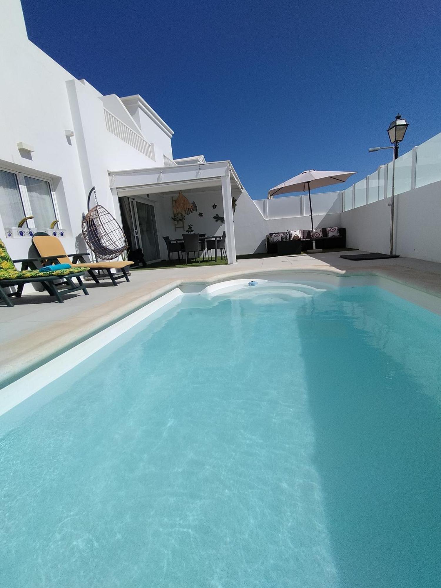 Lovely Villa Agua & Fuego,Heated Pool Playa Blanca  Eksteriør billede